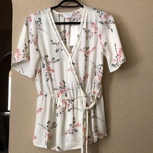 Flowered blouse